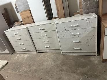 Комоды для одежды: Комод для одежды, Без зеркала, ЛДСП, цвет - Белый — 3