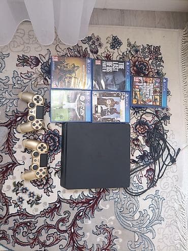 диски с играми: Игровой комплект PlayStation 4 Slim + игры и аксессуары Состав: - — 1
