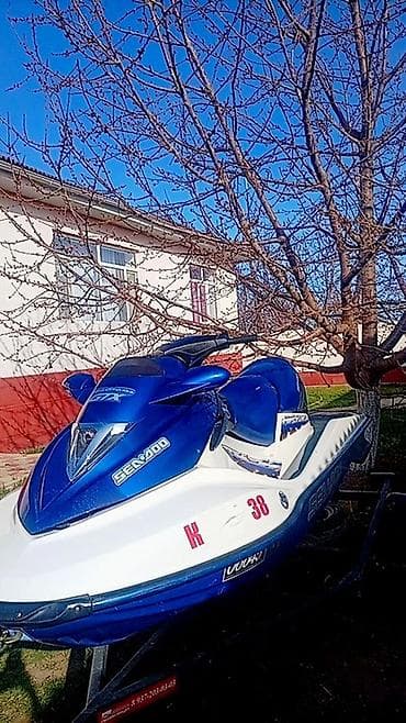 катамаран водный: Гидроцикл Sea‑Doo GTX (с прицепом на фото) - Туринговый трехместный — 3