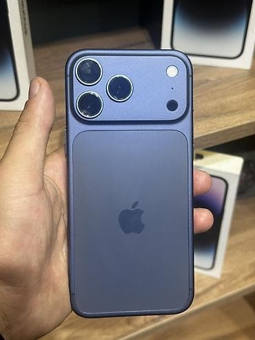 IPhone 17 Pro Max, Новый, 512 ГБ, Синий, Чехол, 100 %