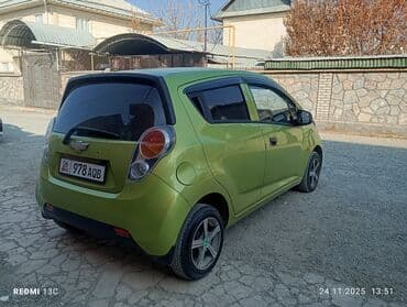 бу авто в кредит без первоначального взноса рядом просп. жибек жолу, бишкек: Chevrolet Spark: 2012 г., 1 л, Автомат, Бензиновая, Хэтчбэк — 9