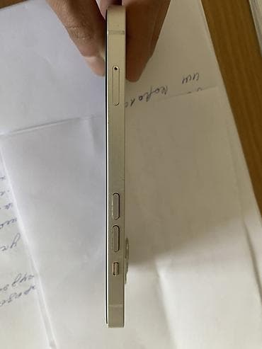 13 mini 128: IPhone 13, Б/у, 128 ГБ, Старлайт, Защитное стекло, Чехол, 82 % — 2