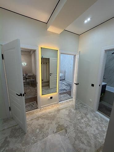 flat osh: 1 комната, Люкс, элитка, Джал мкр (в т.ч. Верхний, Нижний, Средний), Душевая кабина, Постельное белье, Кондиционер — 3