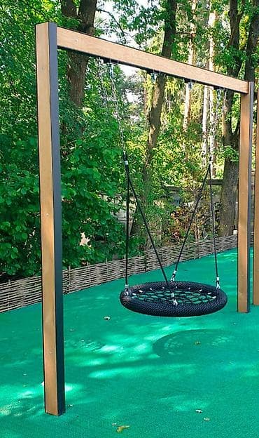 качели: Детские качели, Подвесные Для улицы, Дерево — 9