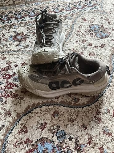 acg: Мужские кроссовки, 40, Nike, Б/у, цвет - Бежевый, Самовывоз — 2