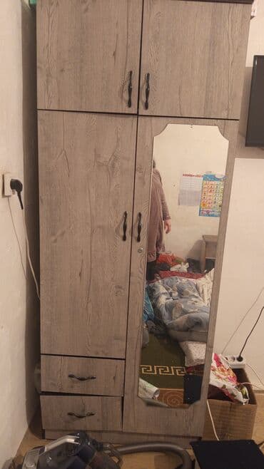 Шифоньеры: Шкаф для одежды, Прямой, ЛДСП — 1