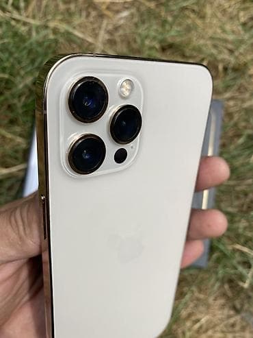 apple pro: IPhone 12 Pro Max, 128 ГБ, Matte Gold, Коробка, 80 % — 1