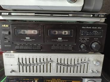 ufc диск: Двухкассетная дека AKAI HX-27W + стерео эквалайзер «Прибой 304С» + — 1