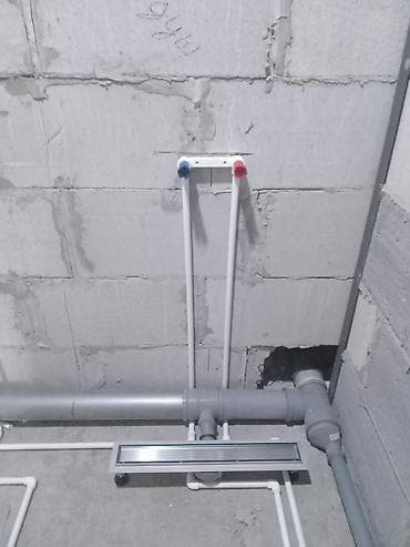 Буюртмага эшиктер: Монтаж водопровода и канализации под ключ - Разводка холодной и — 3