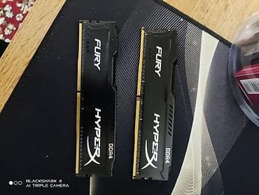 купить наушники с микрофоном: Оперативная память (RAM) для ПК, Б/у, HyperX, 16 ГБ, DDR4, 2400 МГц — 1