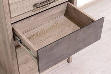 шкафы и стеллажи: Шкаф стеллаж 1Д Джаз, Каштан найбори Светлый, Анрэкс (Беларусь) — 3