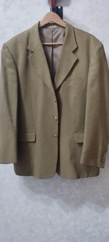 срочно продаю в связи с переездом: Мужской костюм, 2XL, Bershka, Б/у, цвет - Желтый, Самовывоз — 2