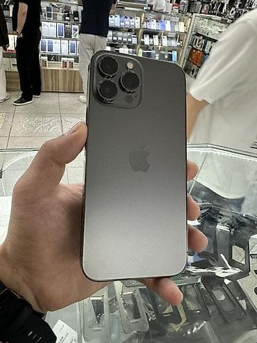 mi 12: IPhone 13 Pro Max, Б/у, 256 ГБ, Графит, Защитное стекло, Чехол, 96 % — 1