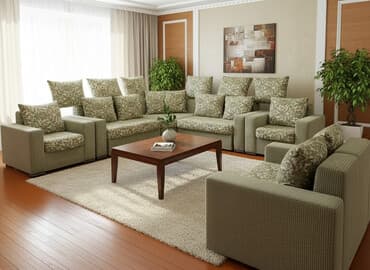 шкафы для одежды: Модульный комплект мягкой мебели: прямой диван + 2 кресла - — 2