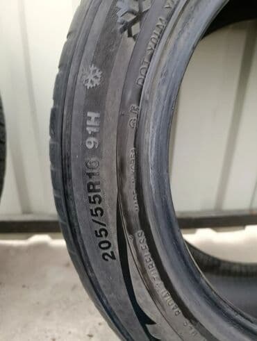 шины на16: Шины 205 / 55 / R 16, Зима, Б/у, Пара, Легковые, Корея, Marshal — 4