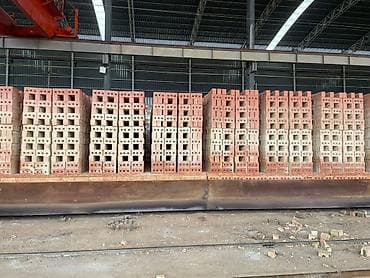 Тешиктүү, Бышкан кирпич, Жарым блок, 250×120×90