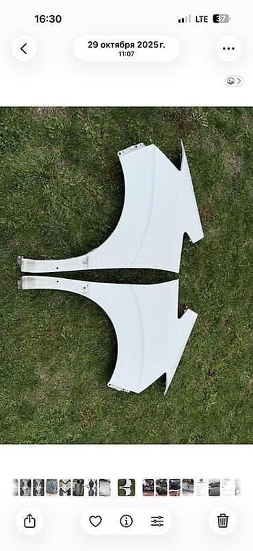 Крыло Переднее левое Toyota, 2007 г., Б/у, Оригинал