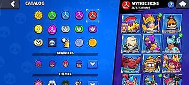 Видеоигры и приставки: Аккаунт Brawl Stars высокого уровня - Общий прогресс: Дорога трофеев — 6
