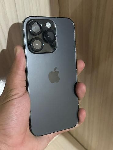 IPhone 14 Pro, Б/у, 128 ГБ, Черный, Кабель, 79 % — 1