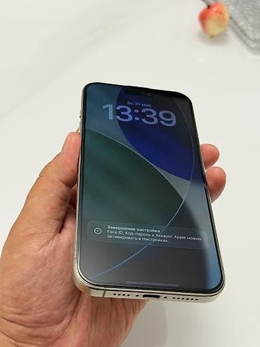 iphone 11: IPhone 15 Pro Max, Б/у, 1 ТБ, Natural Titanium, Кабель, 80 % — 9