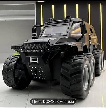 модел: Игрушечный внедорожник 8x8 WAMAN, цвет DC24353 Чёрный. - Масштабная — 1
