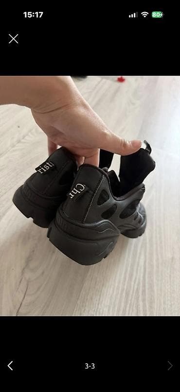 Кроссовки, 36, Dior, Б/у, цвет - Черный — 2