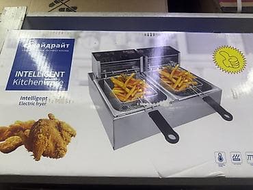 fryer: Электрическая фритюрница «Intelligent Kitchenware» (двойная) - — 1