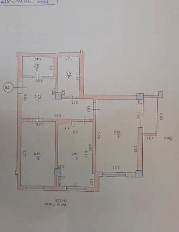 2 комнаты, 70 м², Золотой квадрат Элитка, 7 этаж, Евроремонт — 1