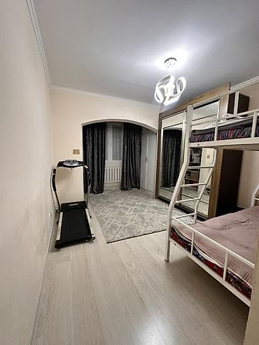 flat osh: 3 комнаты, 88 м², 106 серия улучшенная, 1 этаж, Дизайнерский ремонт — 3