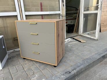 полки г ош: Комод для одежды, Новый, Без зеркала, Другой материал, цвет - Серый — 9