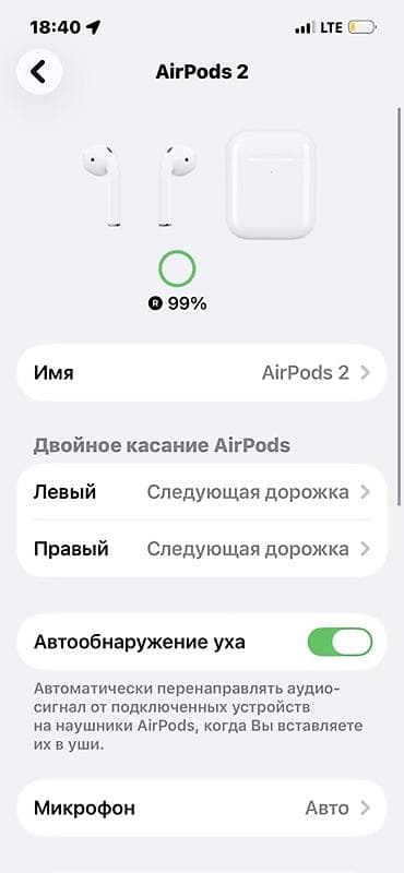 retro mp3: Беспроводные вкладыши наушники, Apple, Airpods 2, Б/у — 7