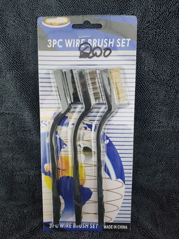 набор рожковых ключей: Щётки для удаления ржавчины набор на шуруповерт набор 3 шт ручной — 2