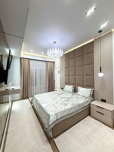 2 бөлмө, 70 м², Асанбай мкр Элитка, 8 кабат, Дизайнердик оңдоо