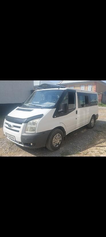 авто генераторы: Ford Transit (пассажирский микроавтобус), белый цвет — 2