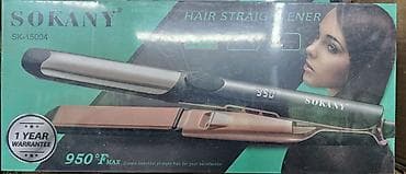 janome 500e: Утюжок для волос Стандартный, 210 °С и более — 1