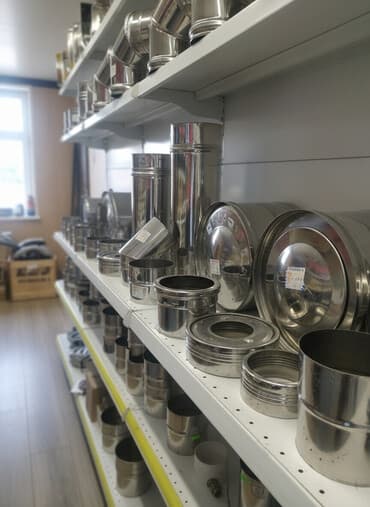 Дымоходы для газовых и уголных котлов Сэндвичи .Уплотнители at lalafo.kg Дымоходы для газовых и уголных котлов Сэндвичи .Уплотнители