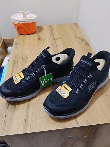 245 45 r18: Мужские кроссовки, 42.5, Skechers, Новый, цвет - Черный, Самовывоз, Платная доставка — 1