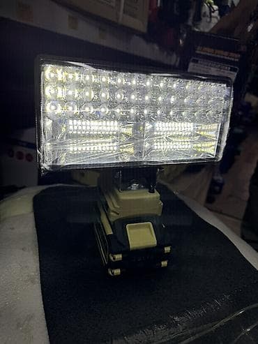 Прожекторы: Аккумуляторный светодиодный прожектор 21 В - Яркий LED-прожектор на — 1