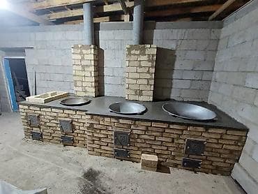 плита монолит: Кладка печей и уличных кухонных комплексов из кирпича. - Изготовление — 2