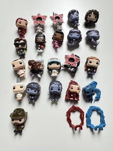 Кольца: Мини-фигурки/брелоки в стиле Funko из вселенной «Stranger Things» — 1