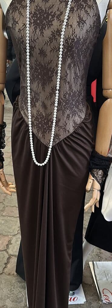 Ювелирные изделия: Вечернее платье на корпоратив, Новый год в трендовый кружевной Размер — 5
