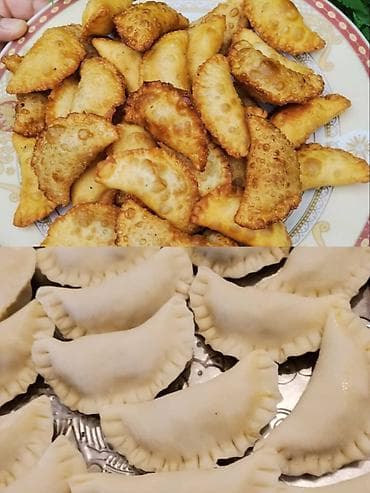Домашние полуфабрикаты - Самса/чебуреки/мини‑пирожки ручной лепки