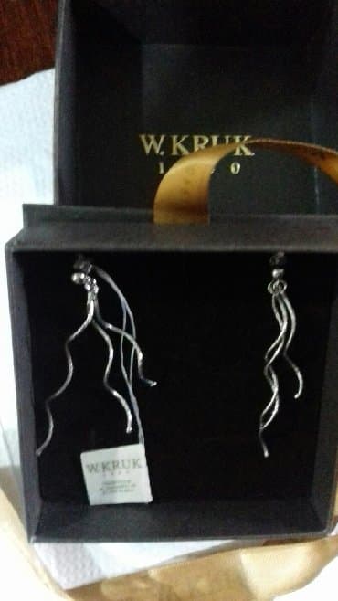 эксклюзивные свадебные пригласительные: Серьги, новые, серебро 925,3.80 гр,с коробкой — 6