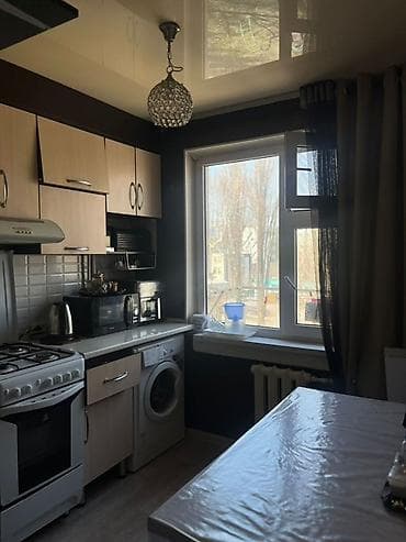 район баят: 3 комнаты, 58 м², 104 серия, 4 этаж, Косметический ремонт — 3