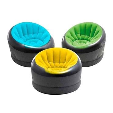 надувные кресла кровати: Жел толтурма кресло, Жаңы, Акысыз жеткирүү, Өзү алып кетүү, Акылуу жеткирүү, түсү - Сары — 5