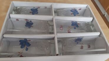 ваза бокал: Продаю стаканы стекло, N1: 6шт, высота14см 550с, N2: 6шт, высота15см — 2