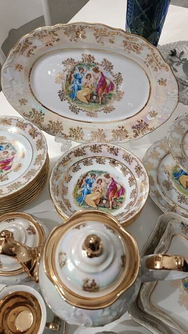 набор тарелок на 6 персон: Продаю новую посуду. производства Чехия,на 6 персон. столовый — 3