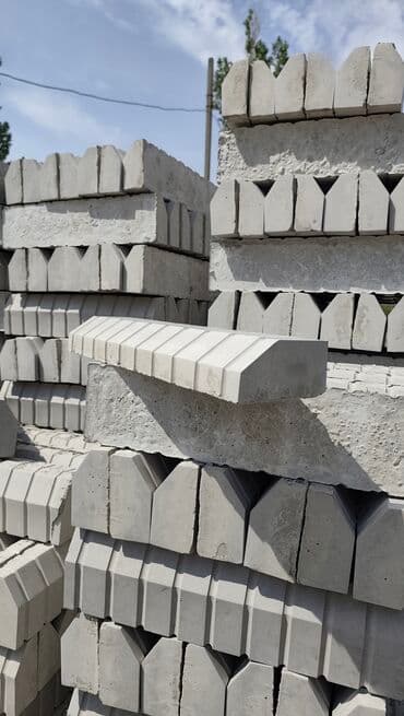 тратуарные бардюры: Тротуарный бордюр, Бетонный, Другие особенности, 1000 — 13