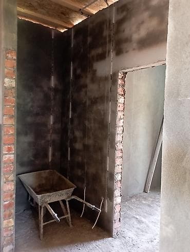 сдаем швейный цех: Штукатурка стен под правило/маяки Профессиональная механизированная и — 6