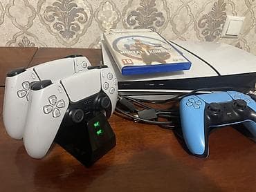 dualshock 4 original: Игровая консоль Sony PlayStation (белая) в комплекте: - Три — 1
